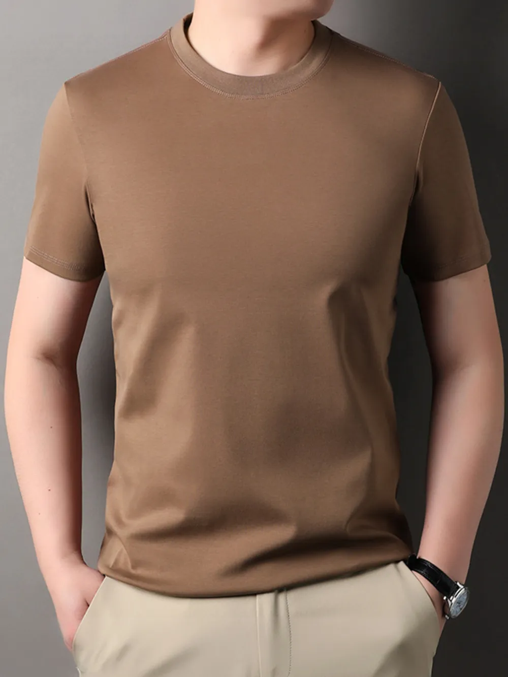 Men's Short Sleeve Crew Neck T-Shirt, image 5