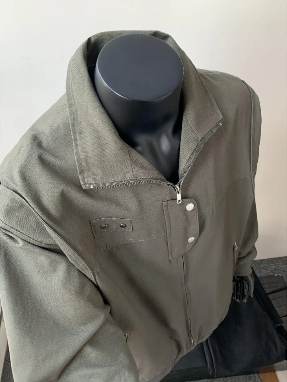 Men's Plus Size Casual Lightweight Bomber Jacket, image 5
