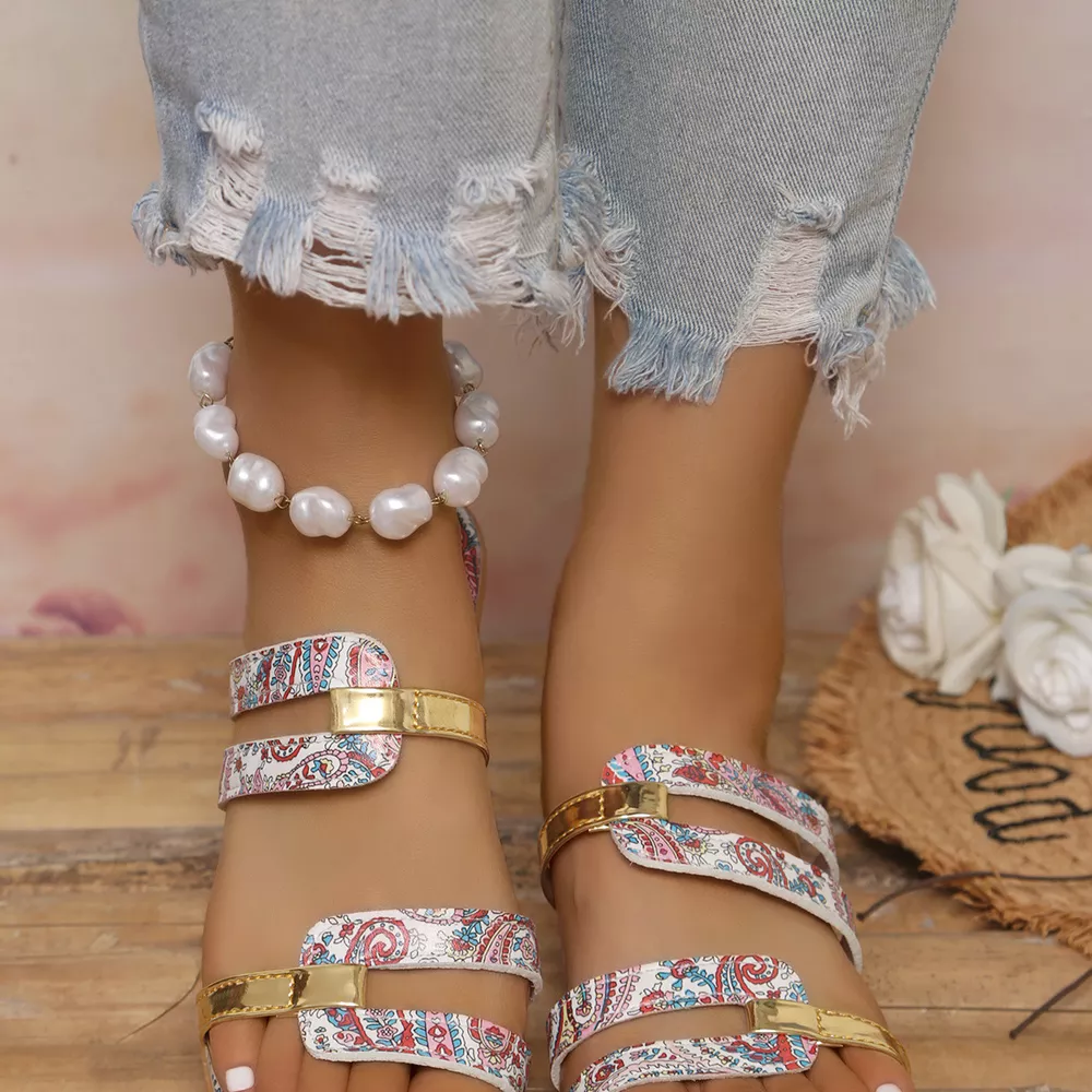 Open Toe Wedge Sandals, image 5