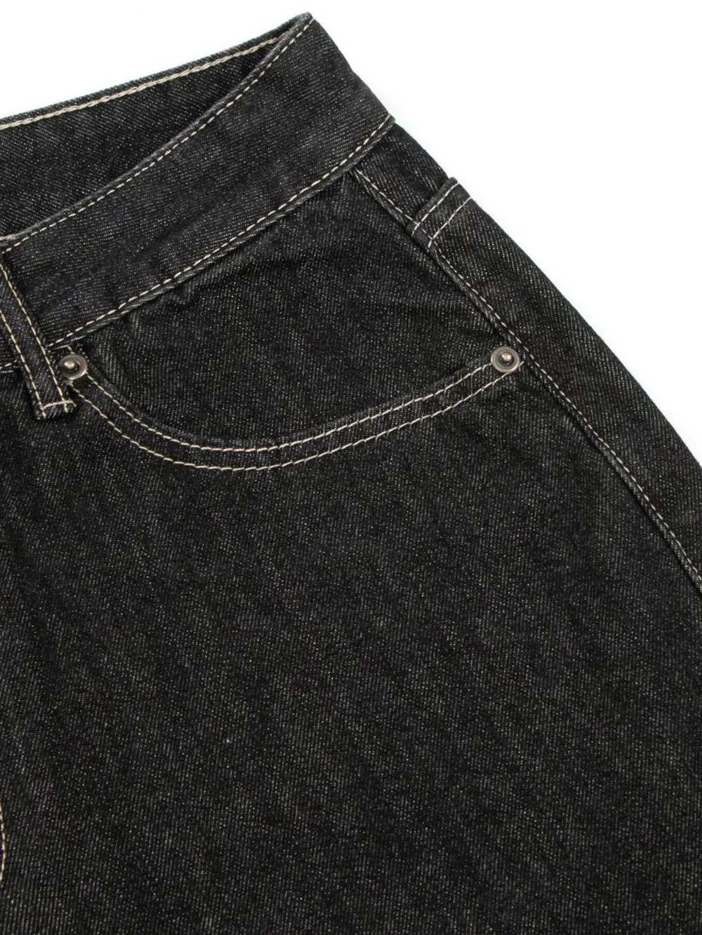 Men's Wide-Leg Denim Shorts with Pockets, image 9
