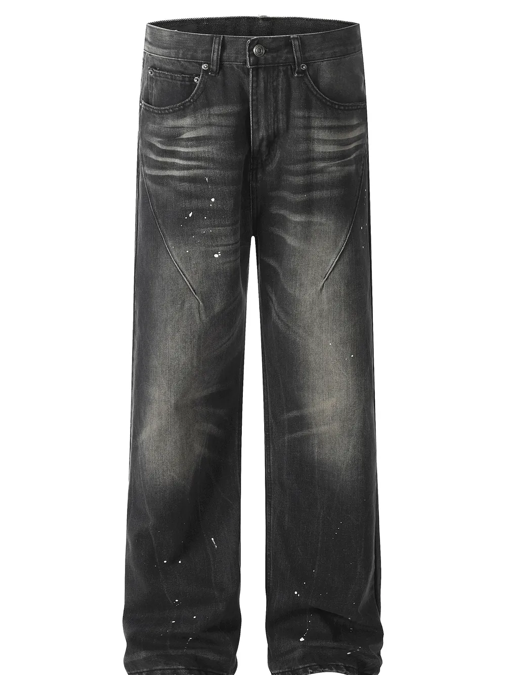 Men's Vintage Washed Relaxed Fit Jeans