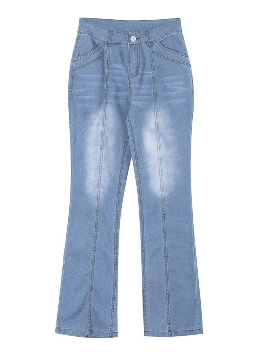 Mid-Rise Bootcut Jeans, image 2