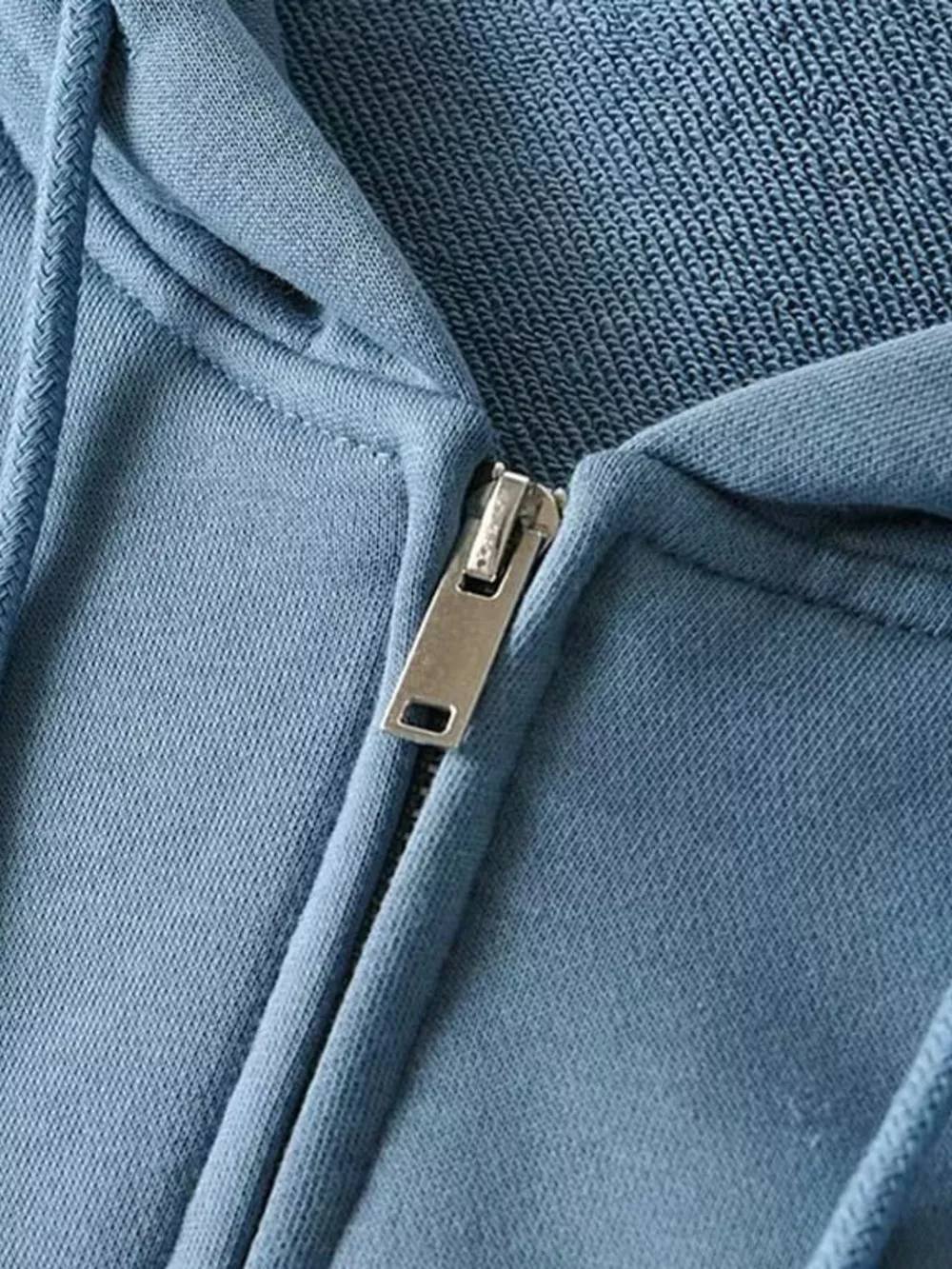 Casual Loose Zip-Up Hoodie, image 3