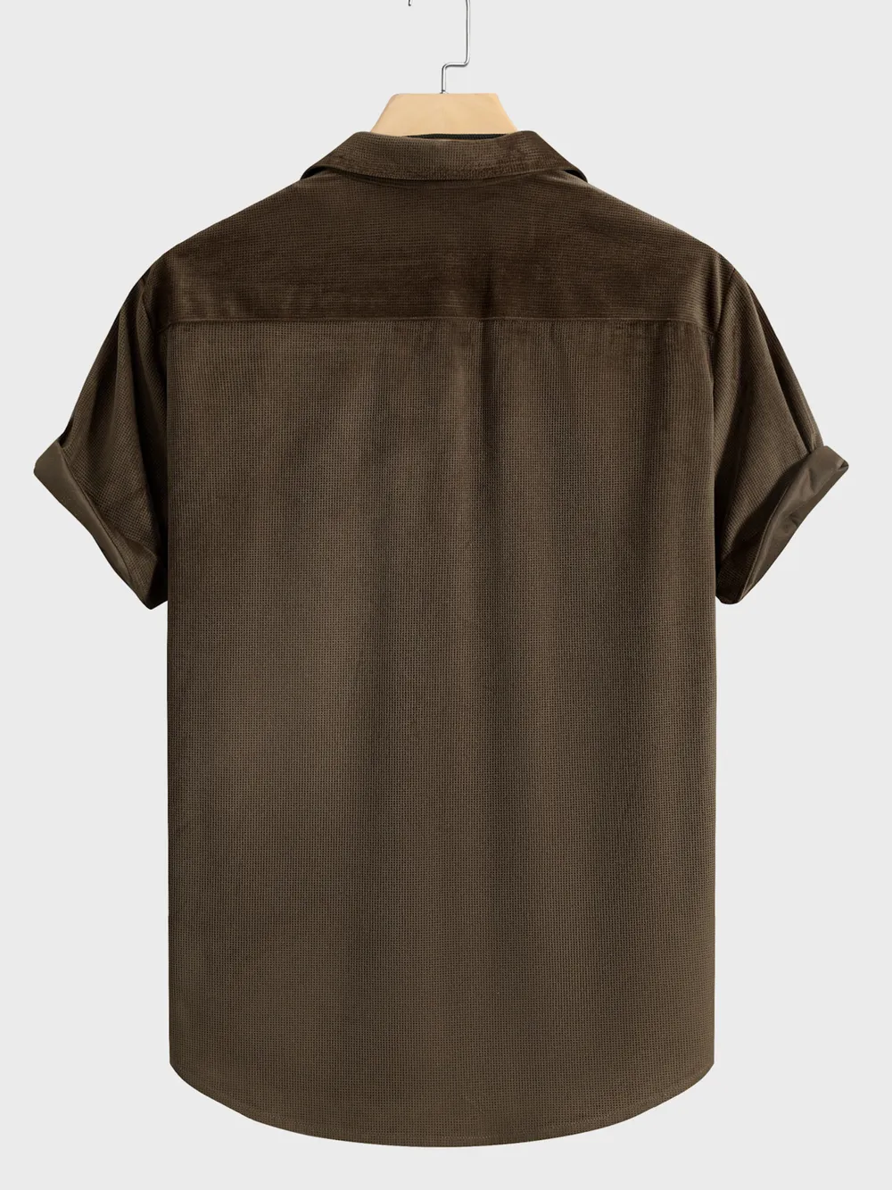 Men's Button Up Short Sleeve Shirt, image 2