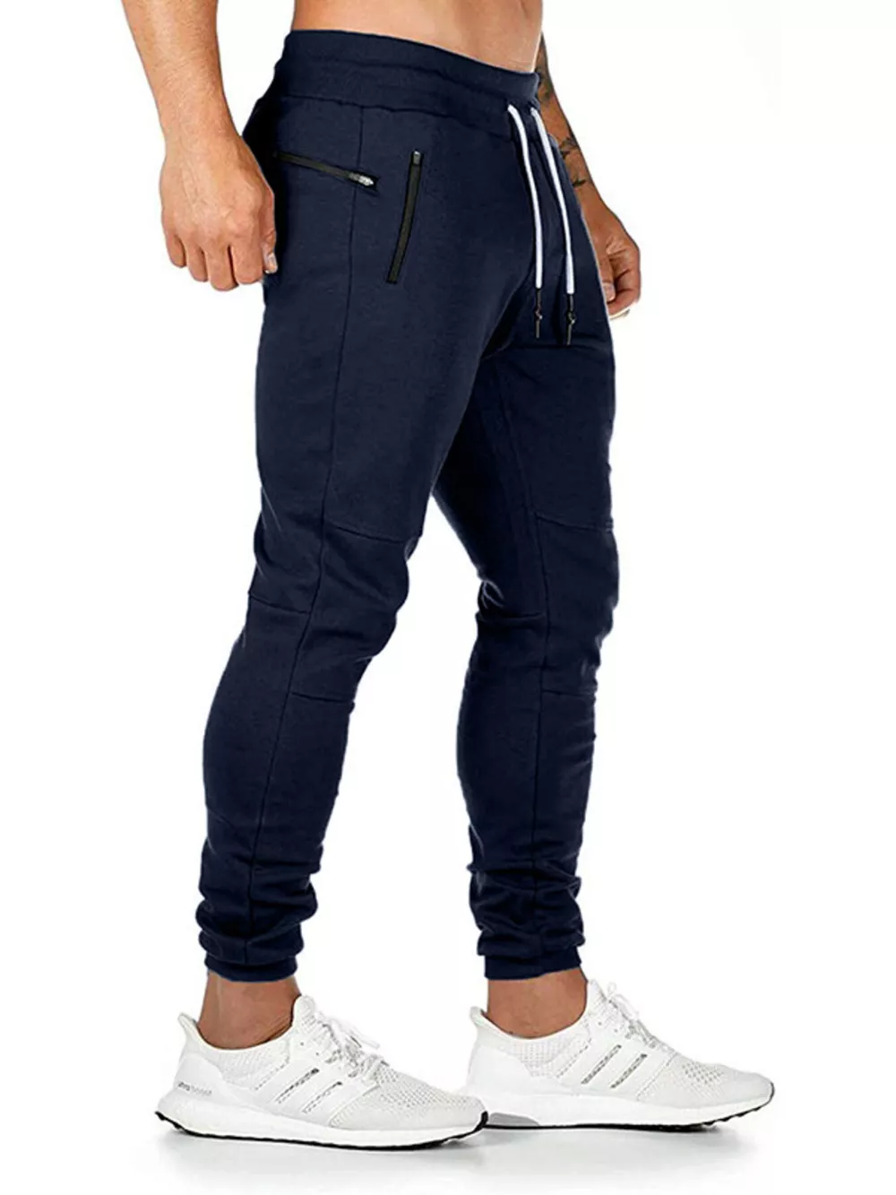 Men's Drawstring Slim Fit Joggers, image 13