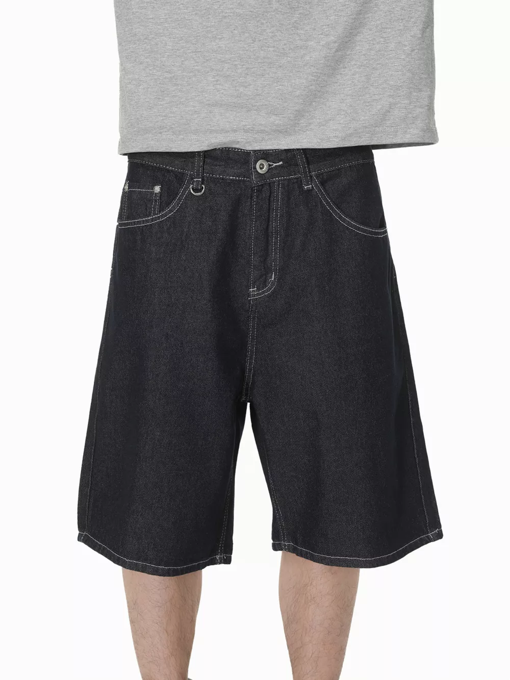 Men's Loose Fit Denim Shorts