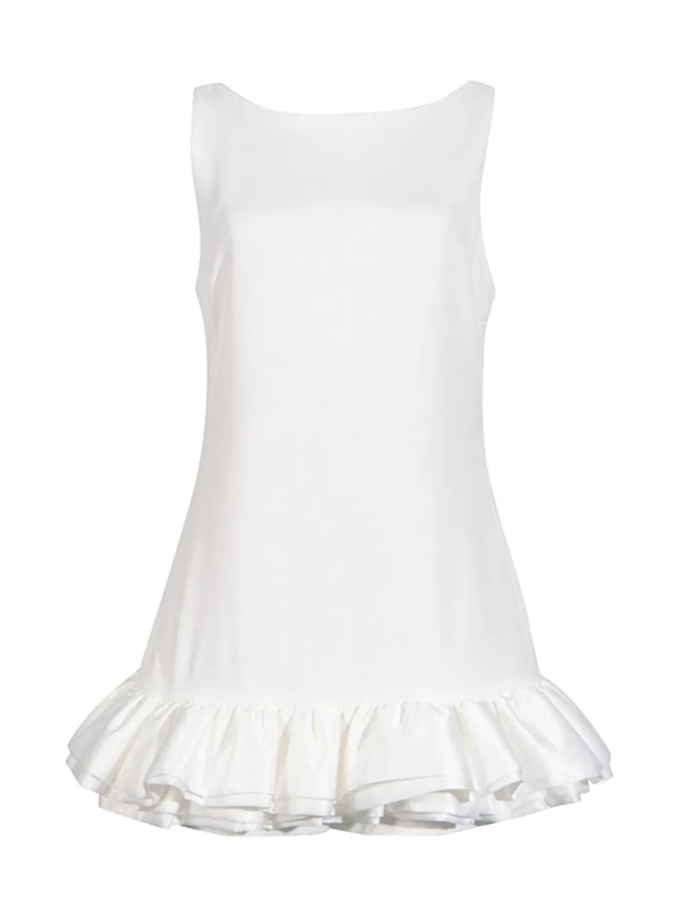 Ruffled Hem Sleeveless Mini Dress, image 2