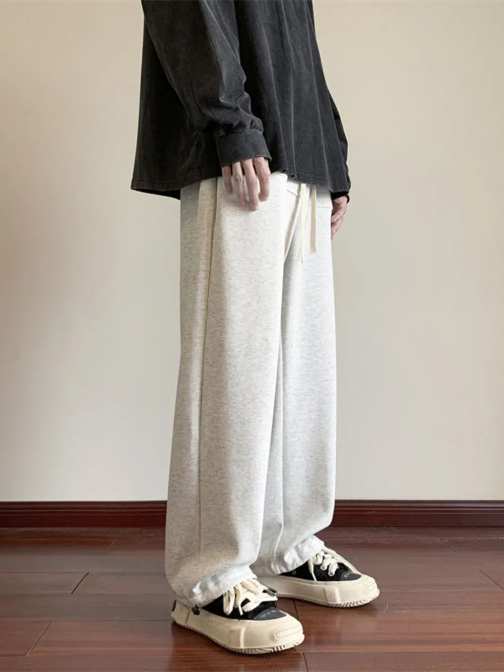 Men's Full Size Wide Leg Pants Plus Size, image 4