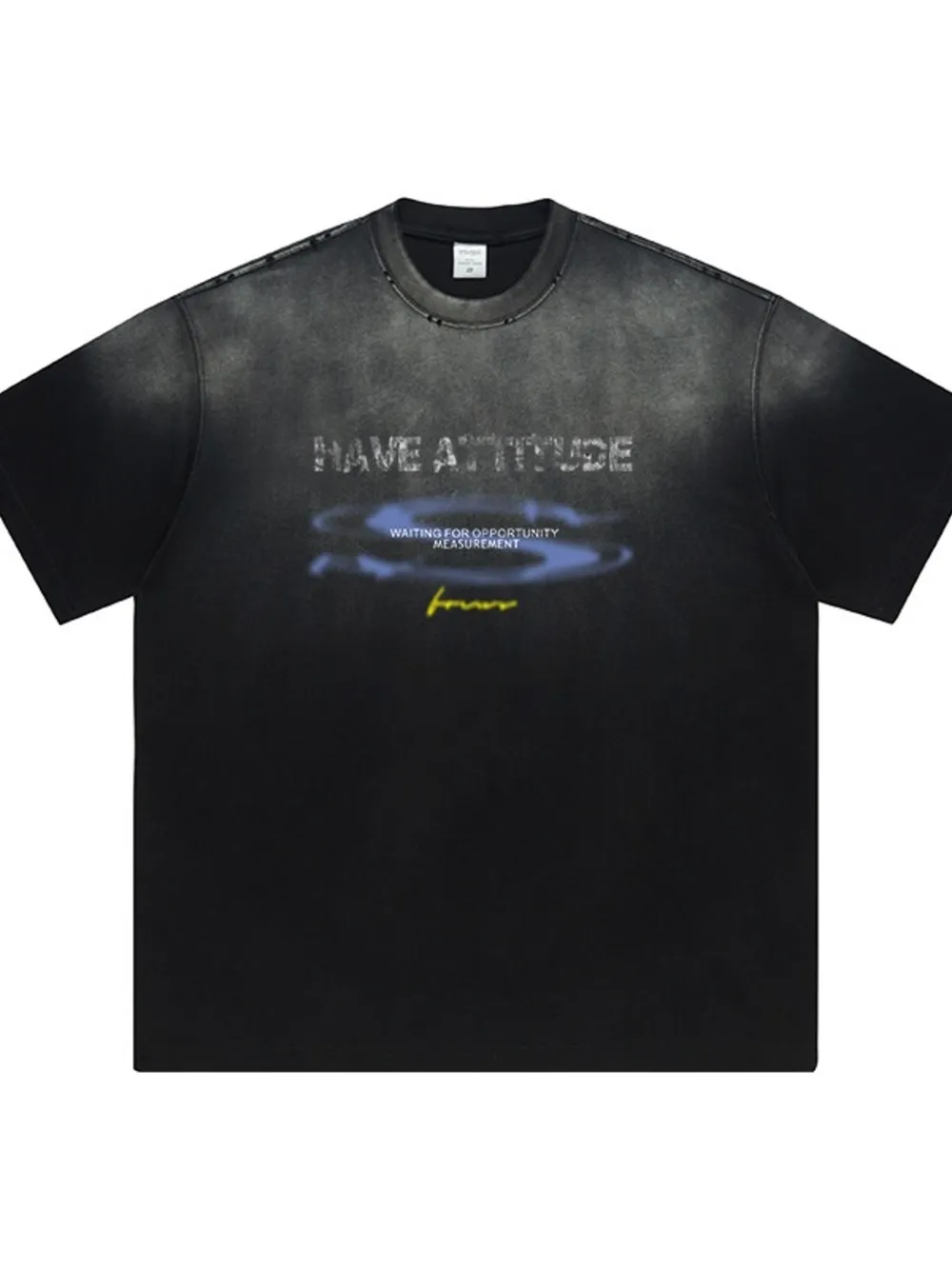 Men's Oversized Round Neck Short Sleeve T-Shirt, image 3