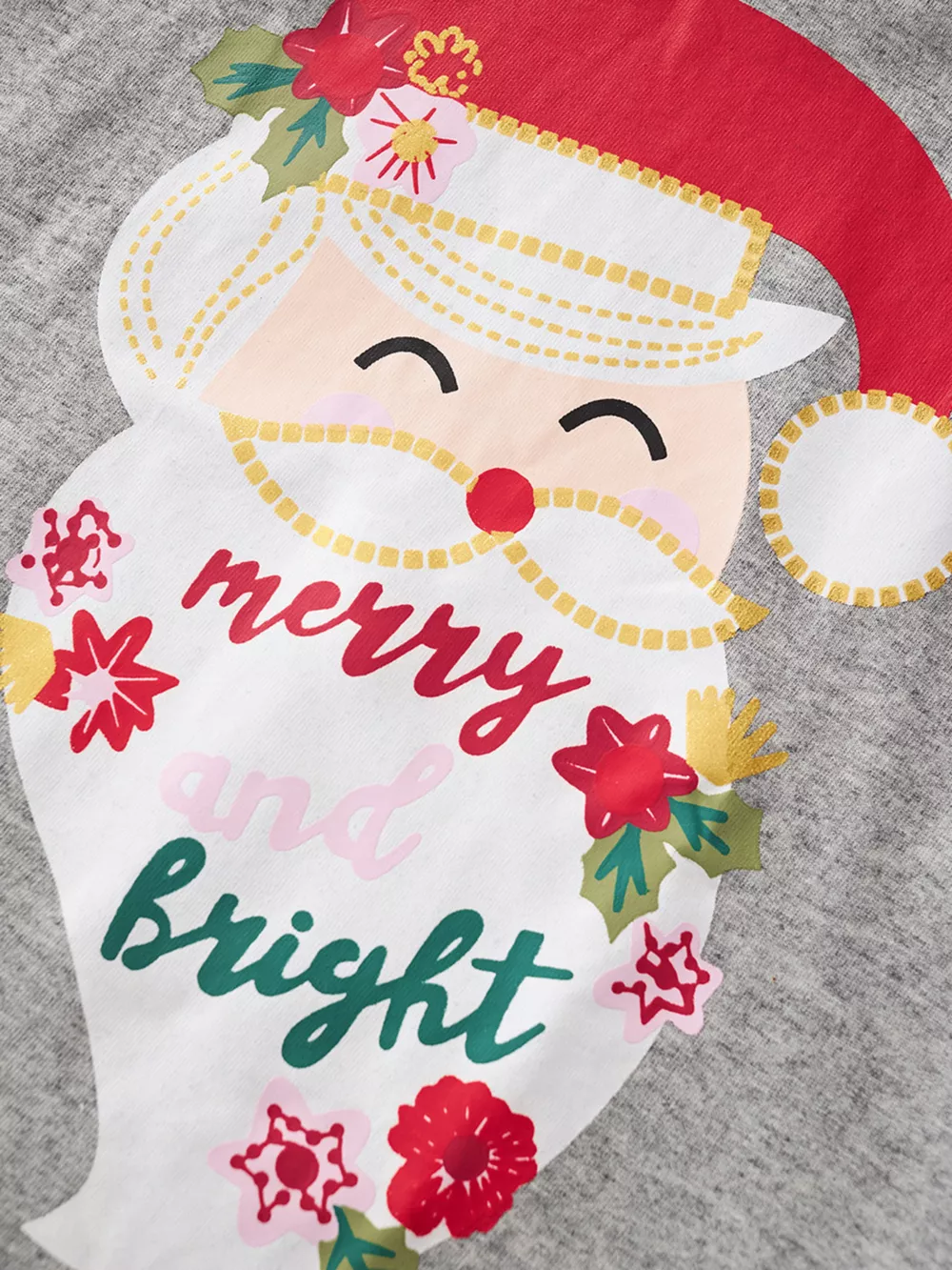 Children's Santa Graphic Long Sleeve Pajama Set, image 3