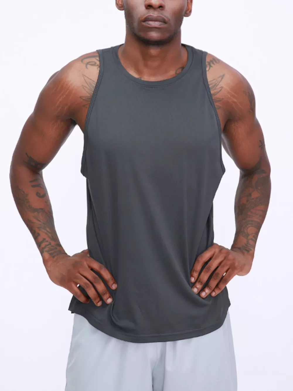 Men's Plus Size Sleeveless Performance Active Tank, image 5