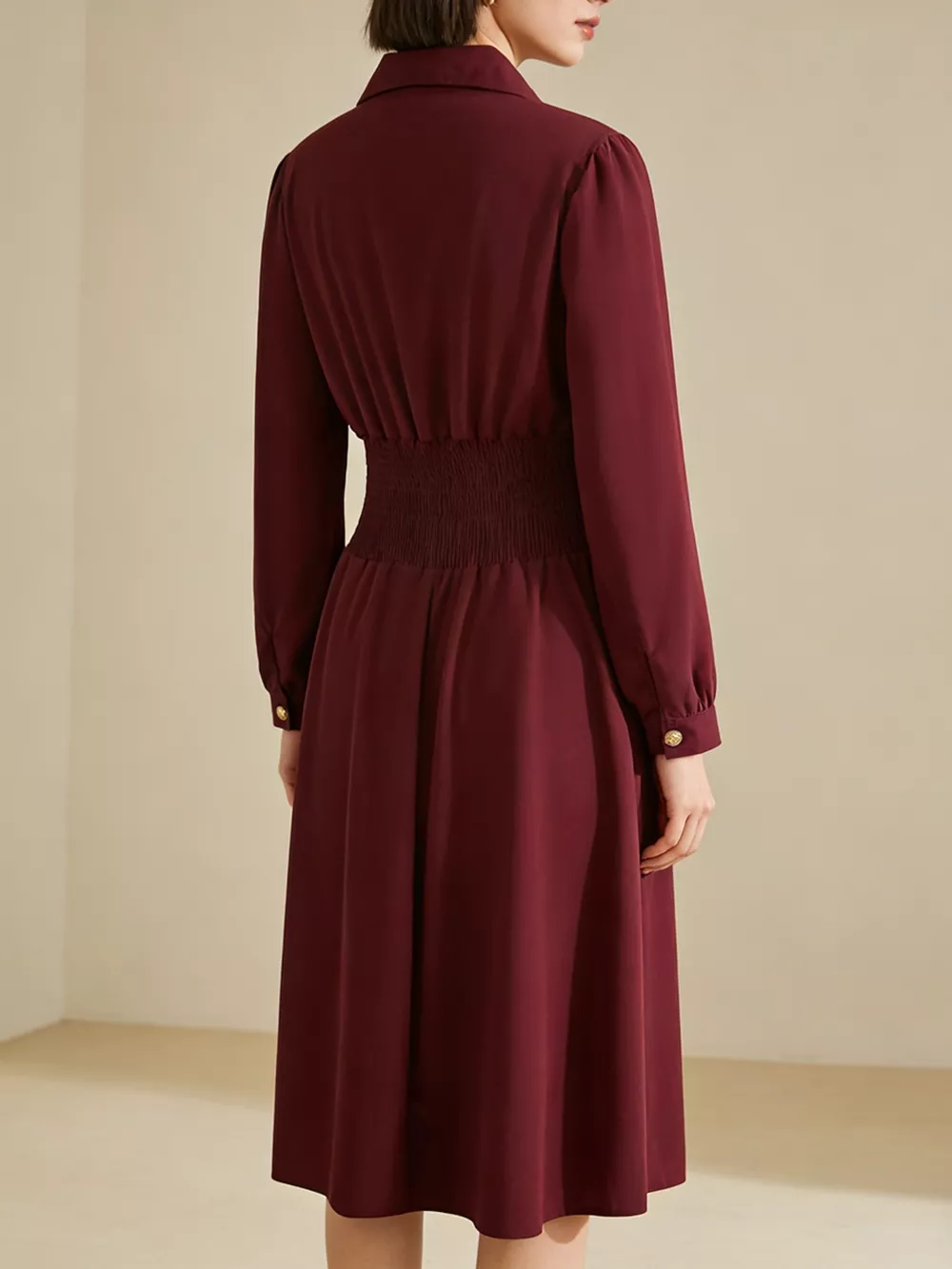 Johnny Collar Long Sleeve Dress, image 4