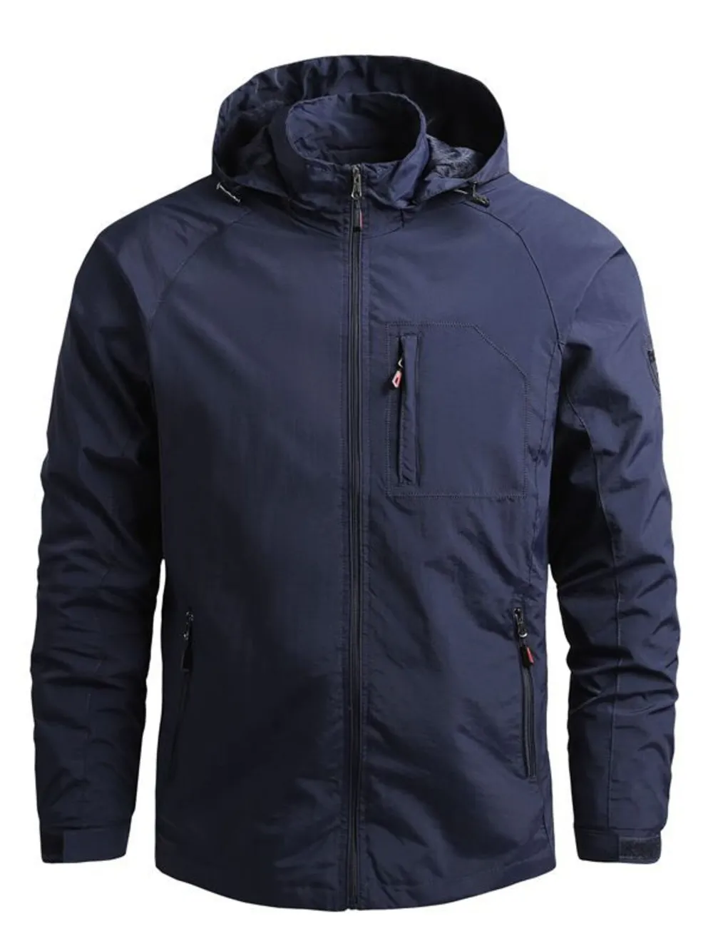 Men's Plus Size Tactical Hooded Softshell Jacket, image 5