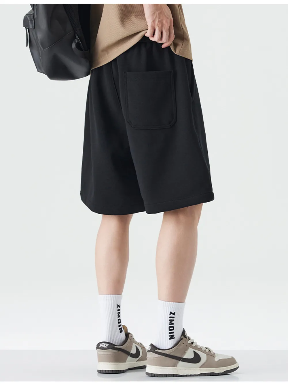 Men's Drawstring Wide Leg Shorts, image 2