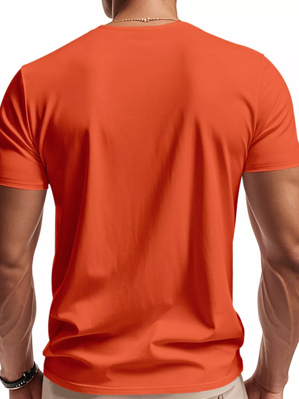 Men's Full Size Casual V-Neck Short Sleeve T-Shirt Plus Size, image 16