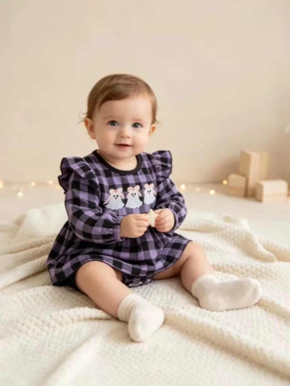 Children's Halloween Long Sleeve Bodysuit Dress, image 4