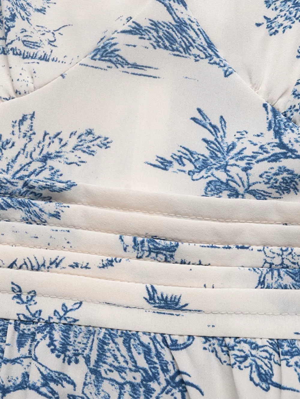 Printed Short Sleeve Midi Dress, image 10