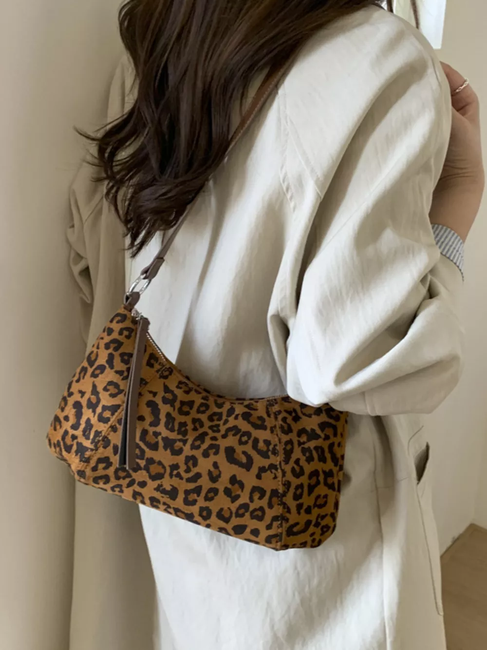 Vintage Suede Crossbody Bag, image 13