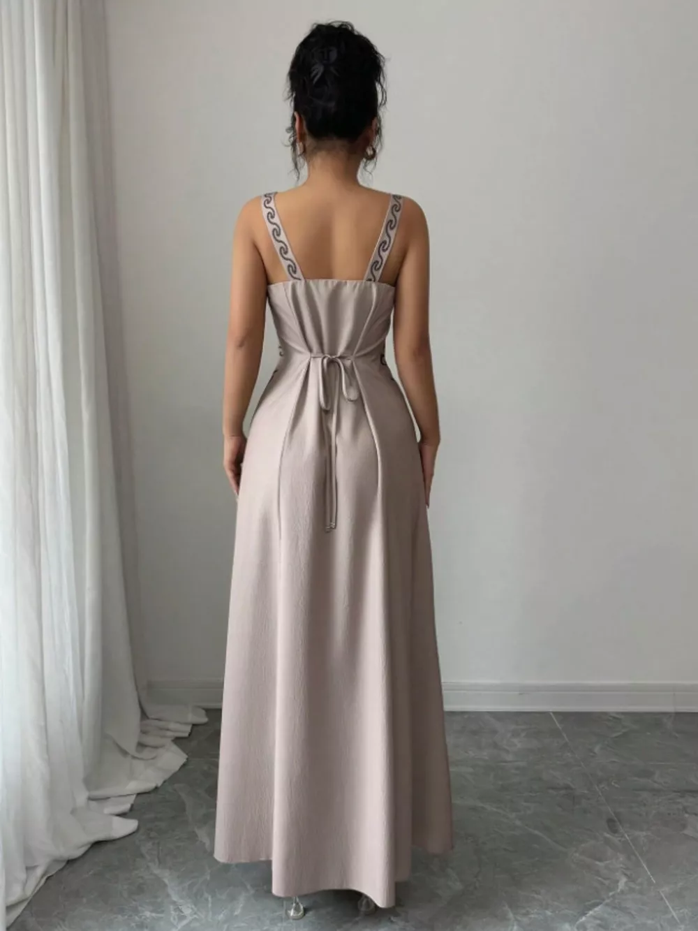 Floral Sleeveless Maxi Dress with Side Slit, image 5