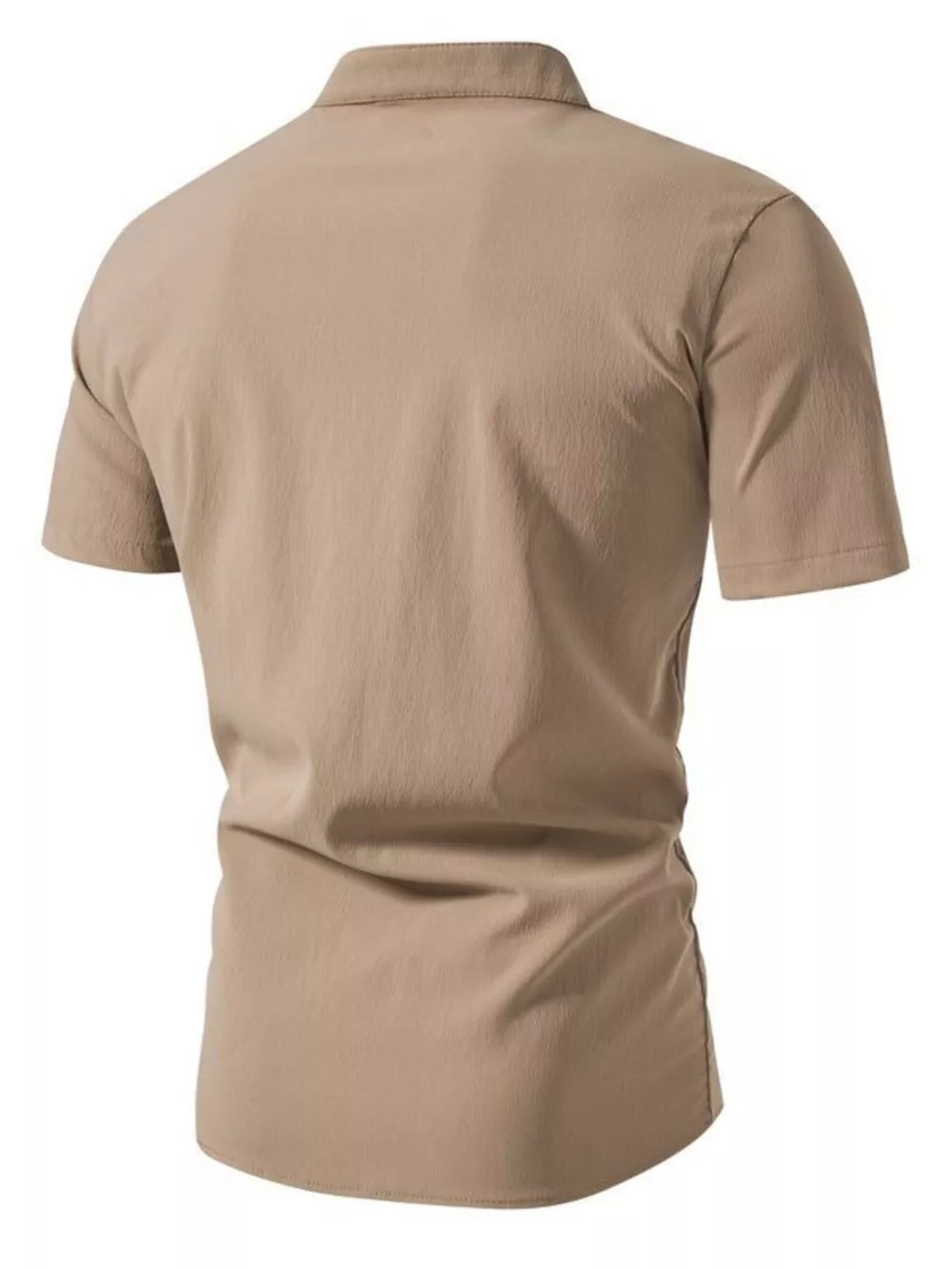 Men's Plus Size Button Up Short Sleeve Shirt, image 12