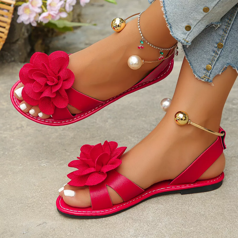 Flower Open Toe Sandals, image 10