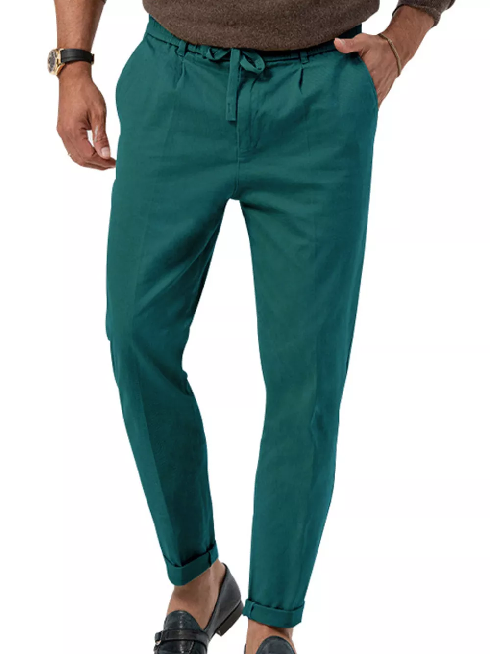 Men's Full Size Casual Drawstring Pants Plus Size, image 16