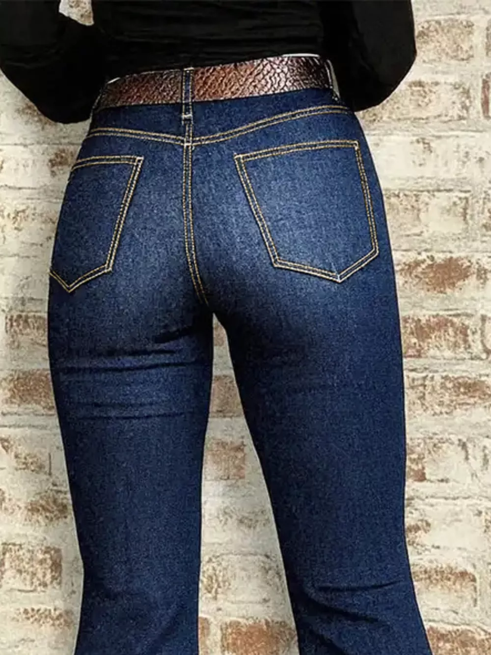 High-Waisted Flare Jeans, image 2