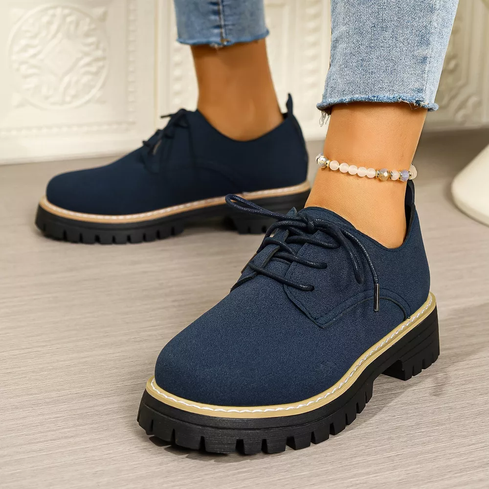 Lace-Up Platform Loafers, image 3