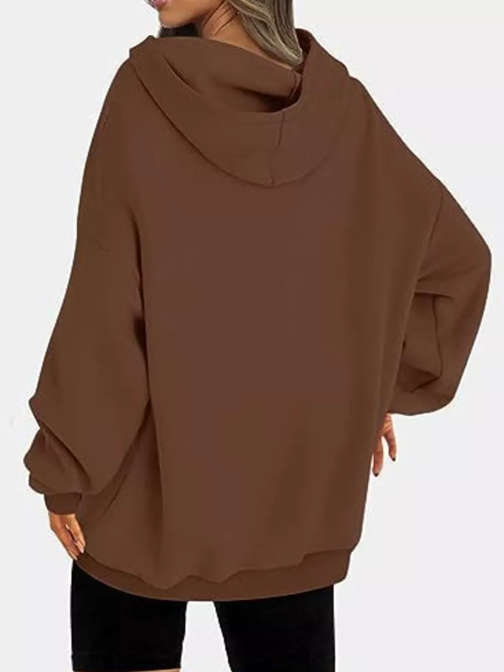 Drop Shoulder Long Sleeve Hoodie, image 11