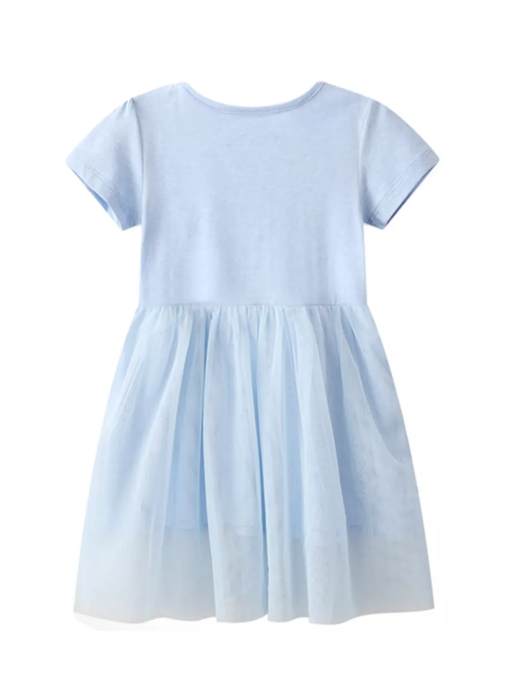 Children's Sequin Round Neck Tulle Dress, image 2