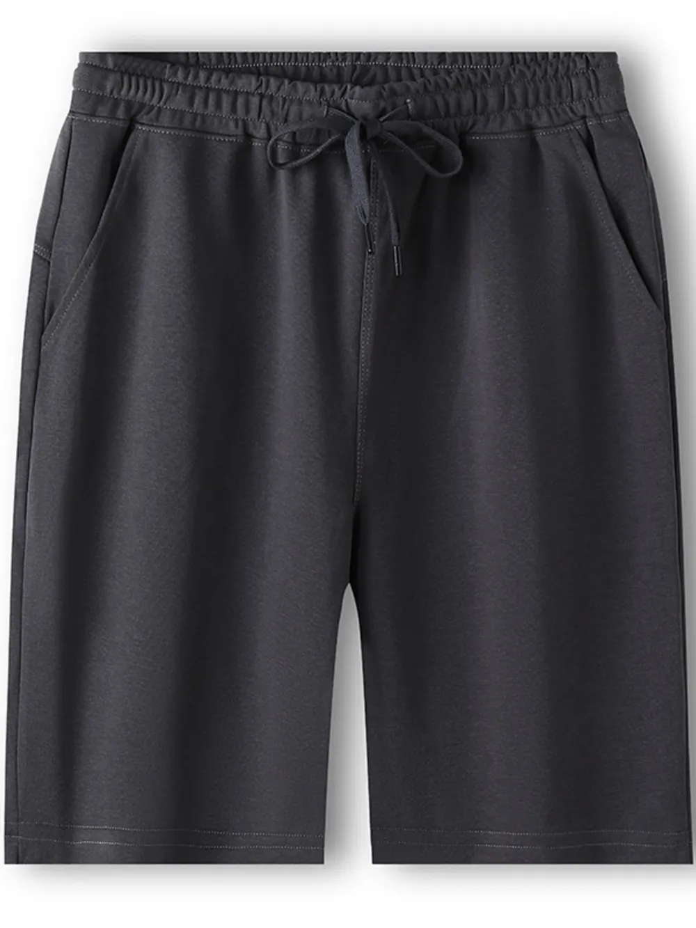 Men's Plus Size Drawstring Casual Shorts, image 2