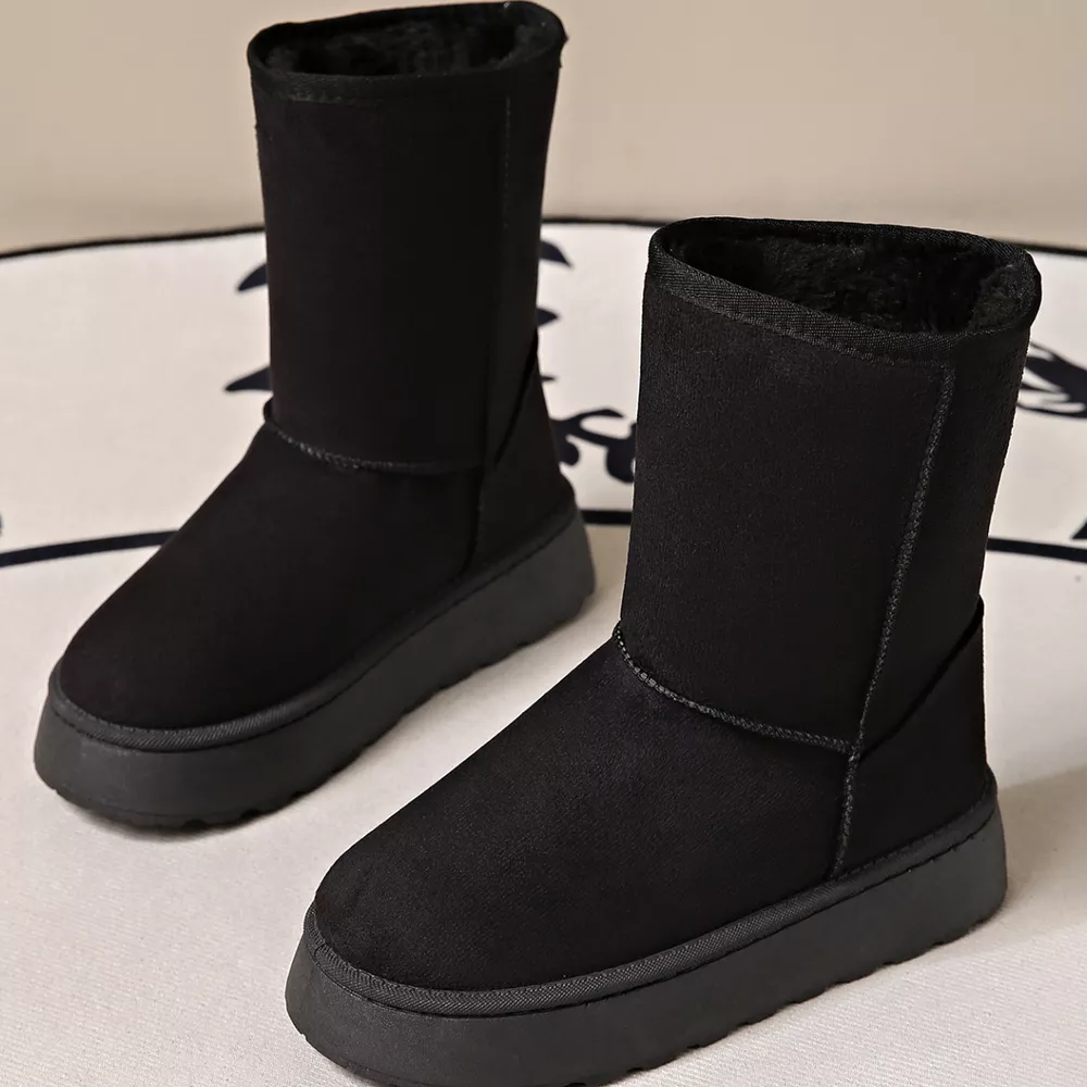 Round Toe Platform Boots, image 4