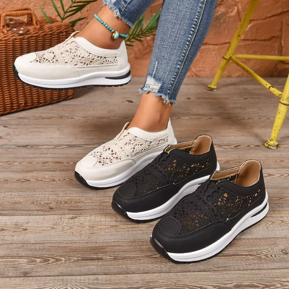 Breathable Round Toe Slip-Ons, image 2