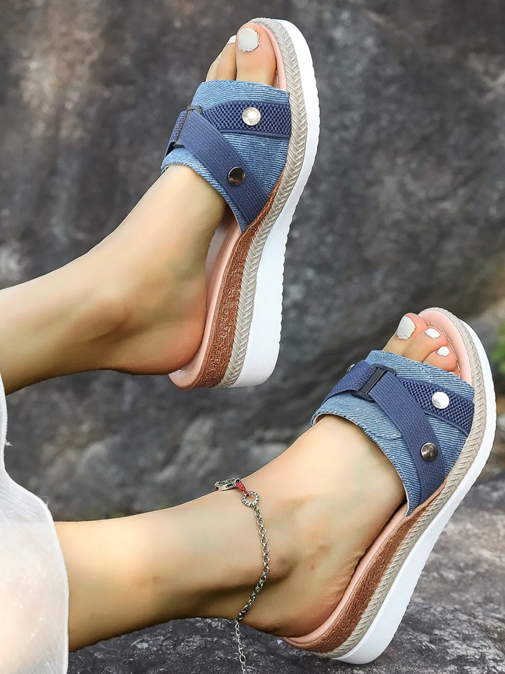 Casual Platform Wedge Sandals, image 7