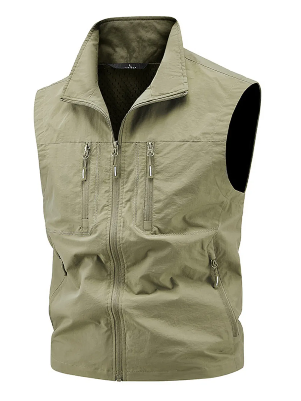 Men's Plus Size Lightweight Multi-Pocket Outdoor Vest, image 12