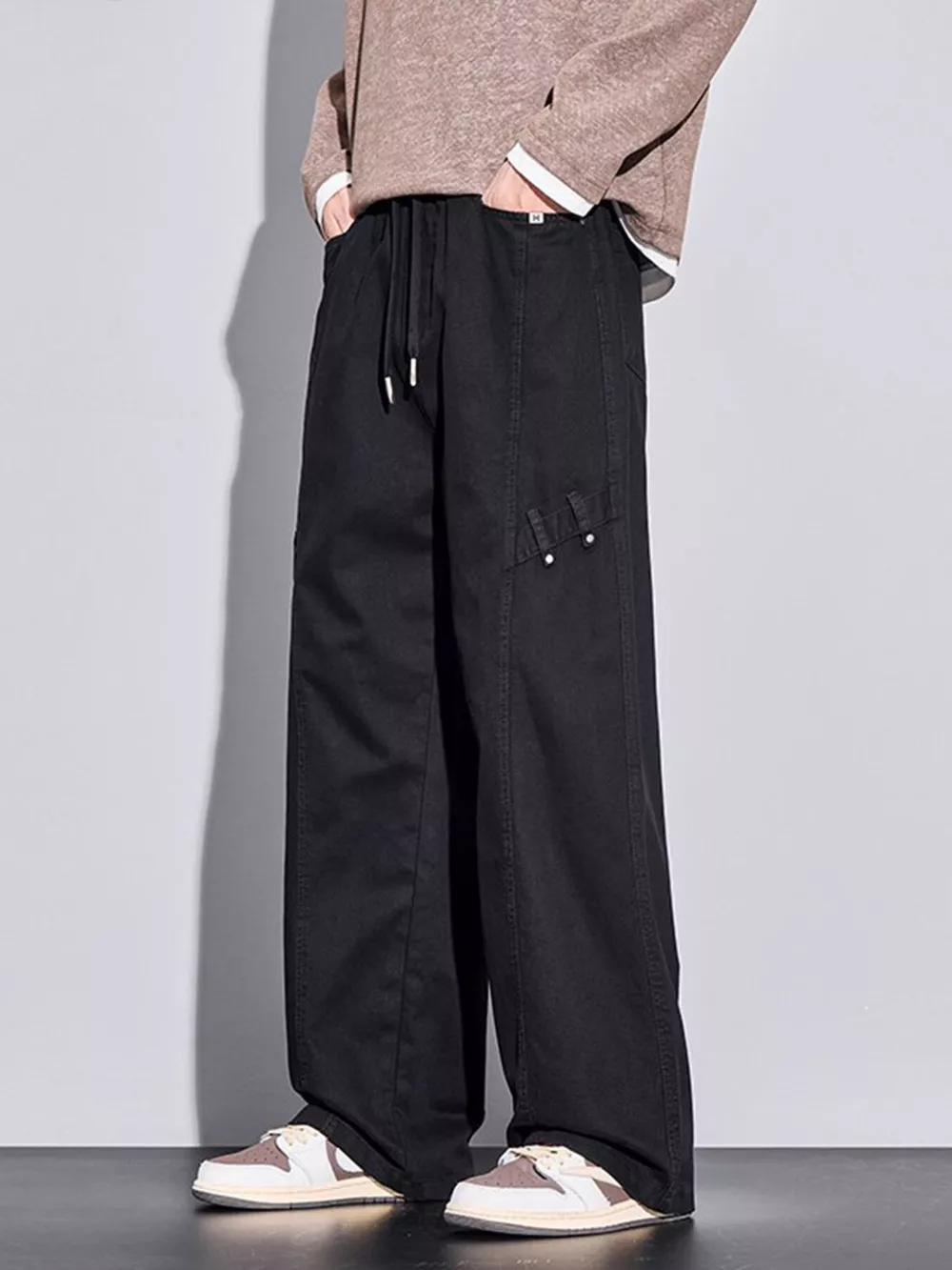 Men's Plus Size Loose Fit Casual Pants, image 4