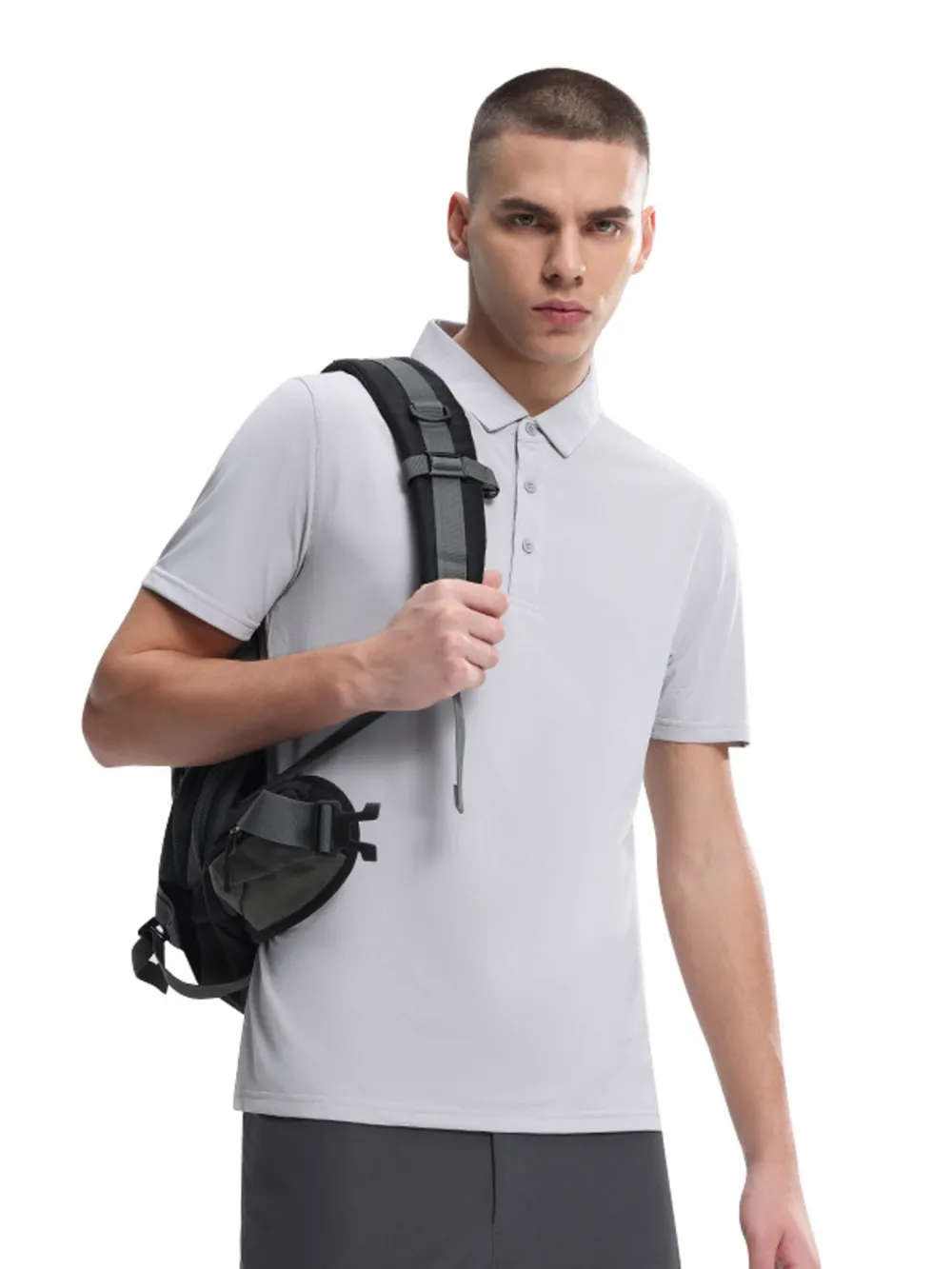 Men's Full Size Short Sleeve Polo Shirt Plus Size, image 5