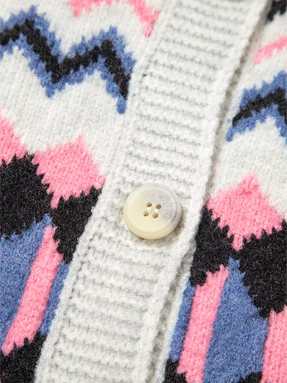 Stripe Geometric Button Up Sweater Cardigan, image 10