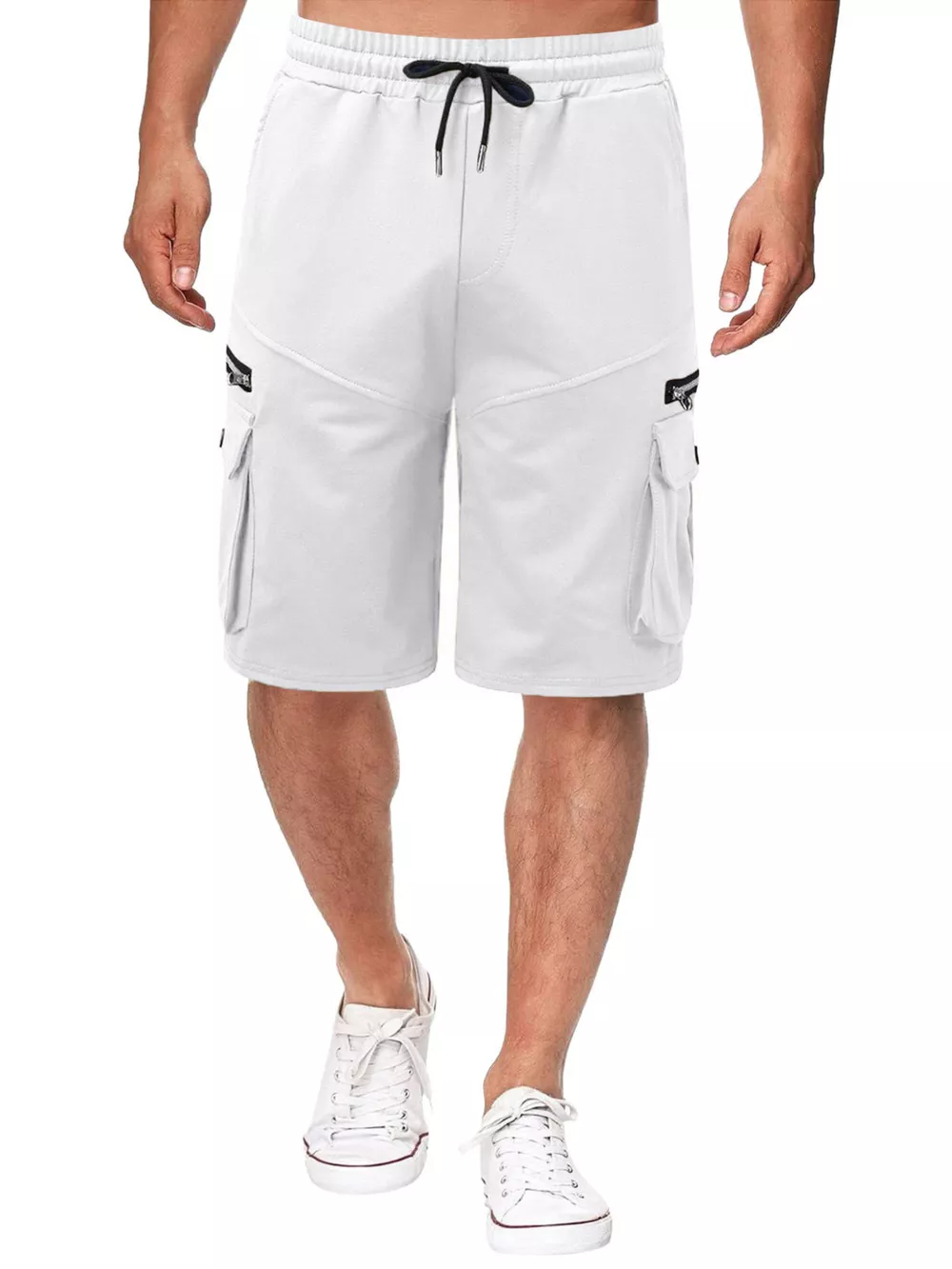 Men's Full Size Drawstring Cargo Shorts Plus Size, image 19