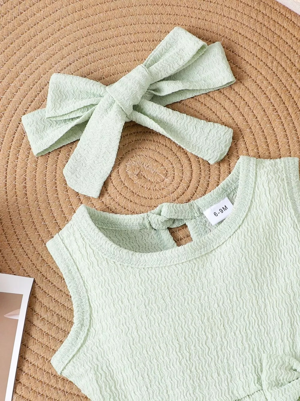 Children's Bow Tank and Shorts Set, image 3