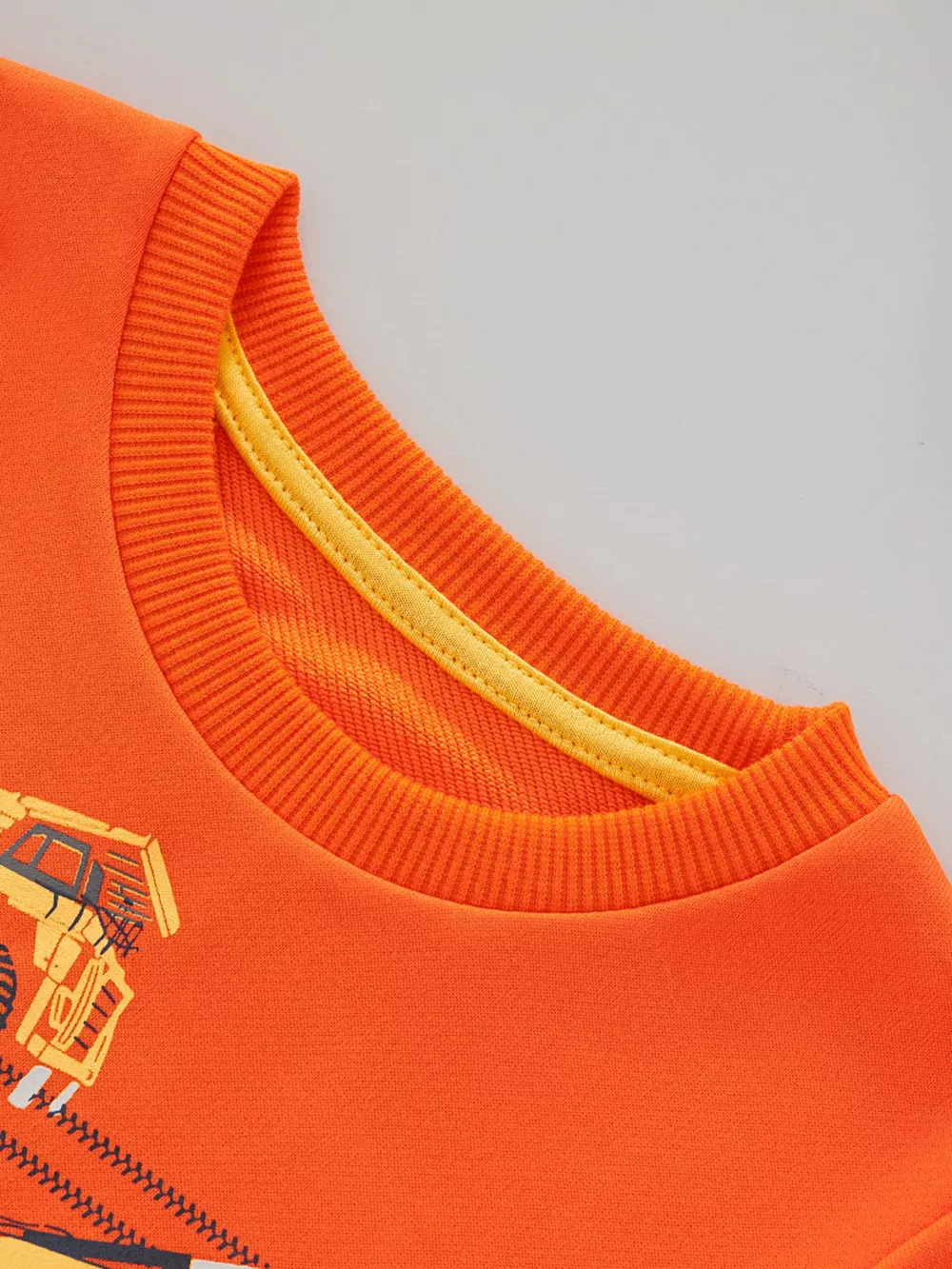 Children's Construction Vehicle Crew Neck Sweatshirt, image 3