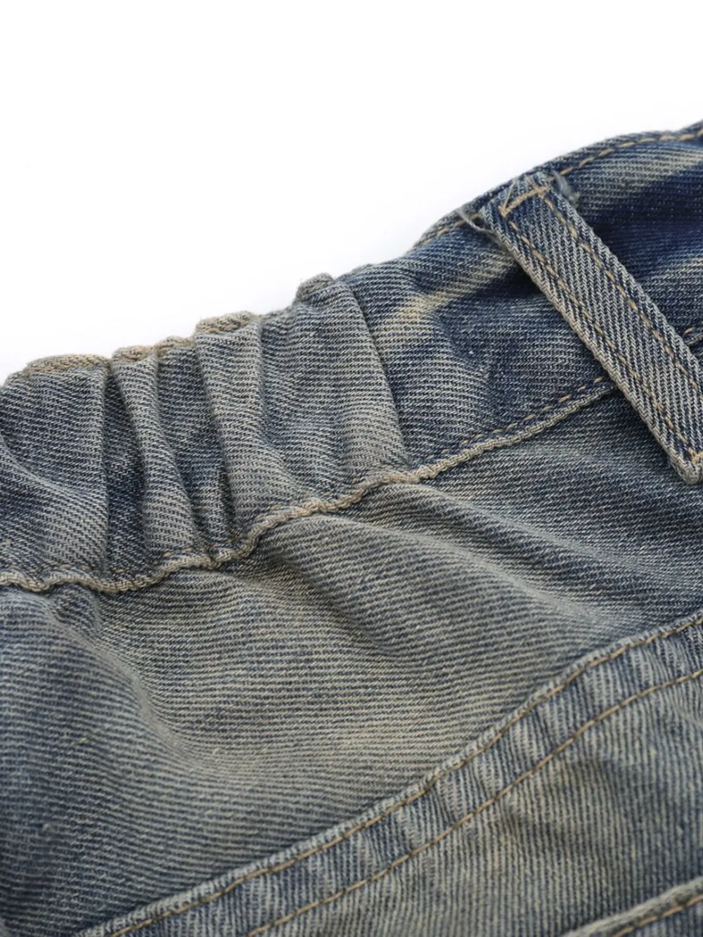 Men's Distressed Wide Leg Jeans, image 11