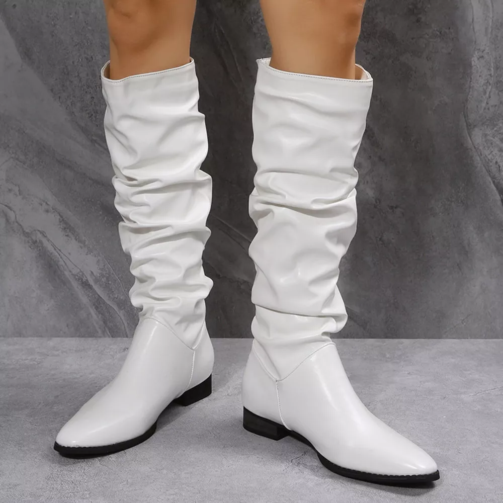 Slouchy Block Heel Boots, image 2