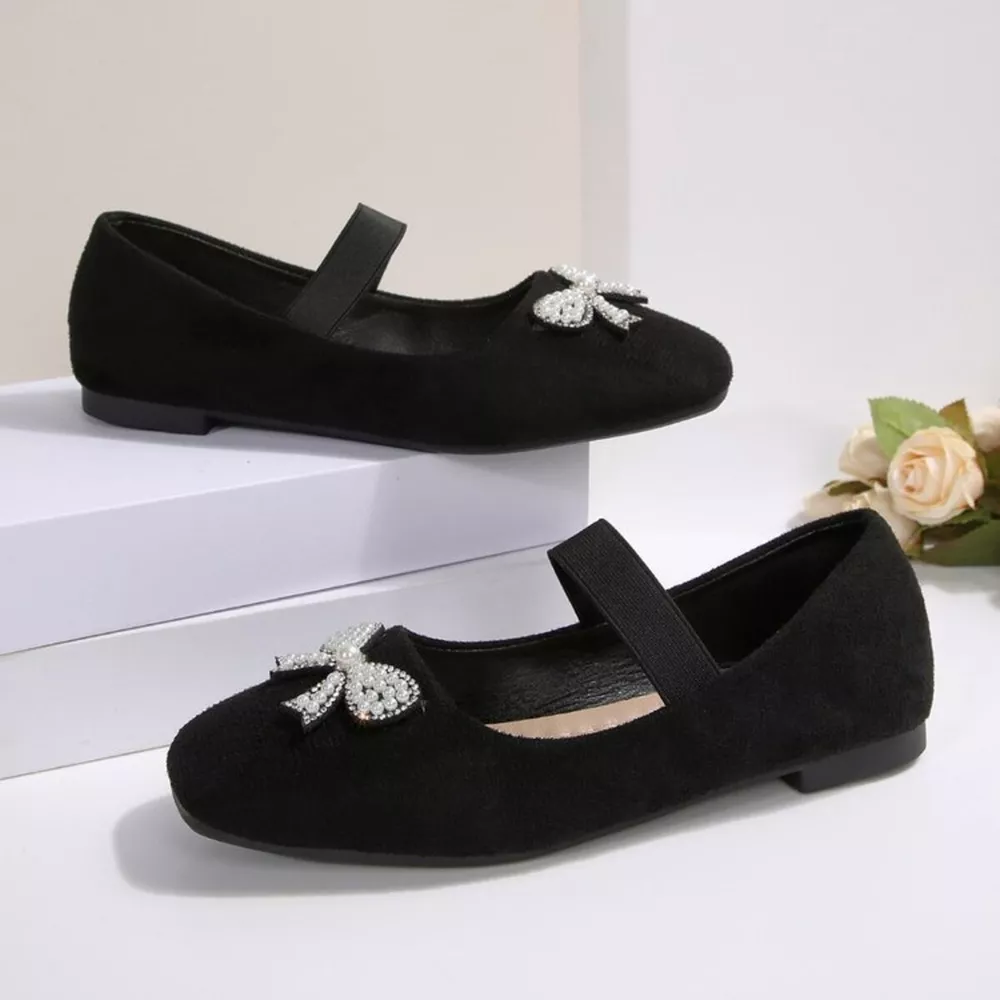 Square Toe Flats Slip-Ons, image 2