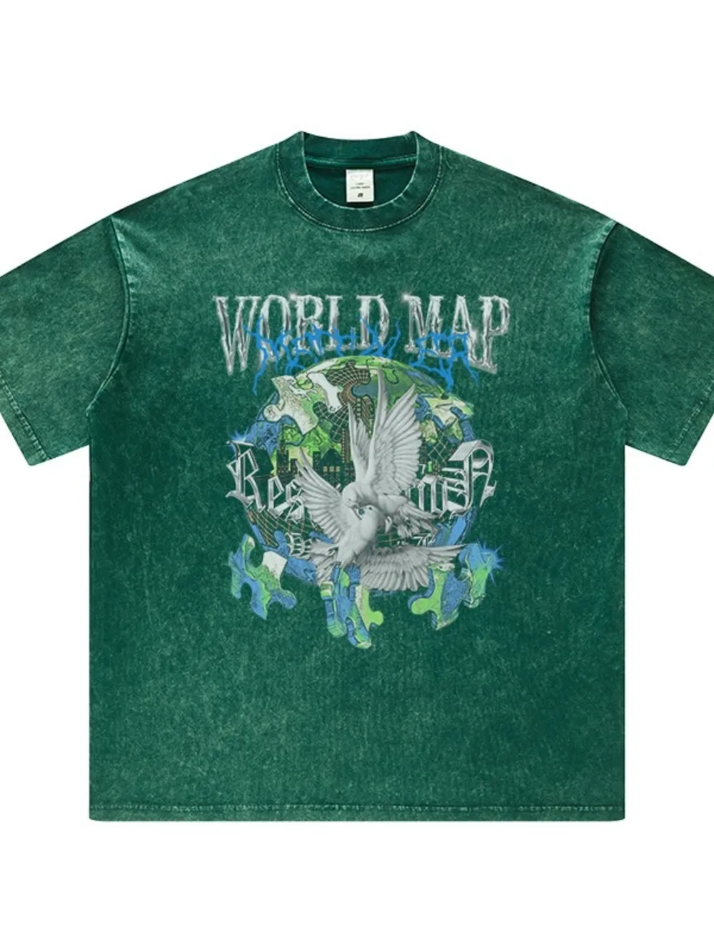 Men's Graphic Round Neck Short Sleeve T-Shirt, image 4