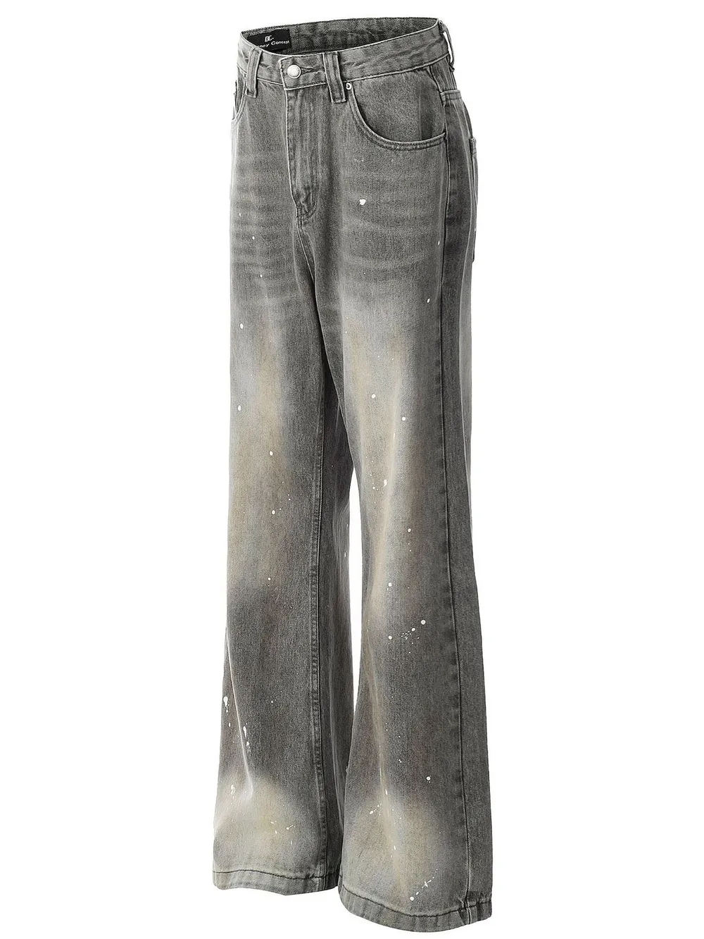 Men's Pocketed Wide Leg Jeans, image 2