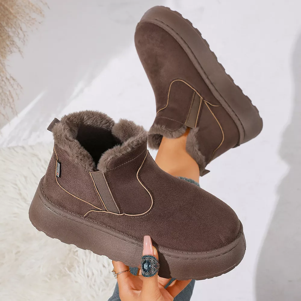Round Toe Platform Boots, image 16