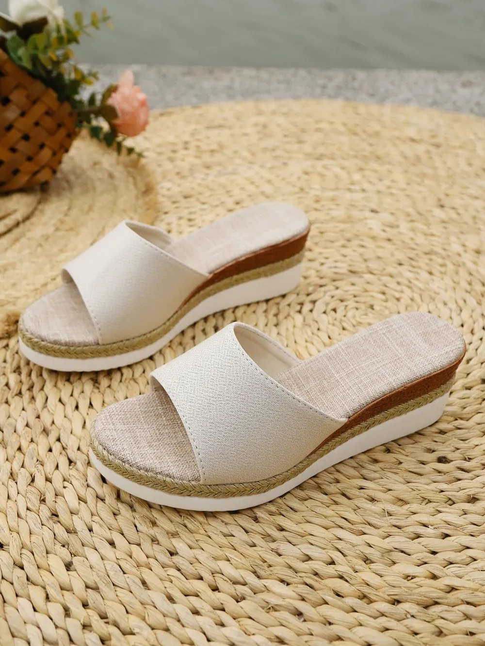 Open Toe Wedge Sandals, image 3