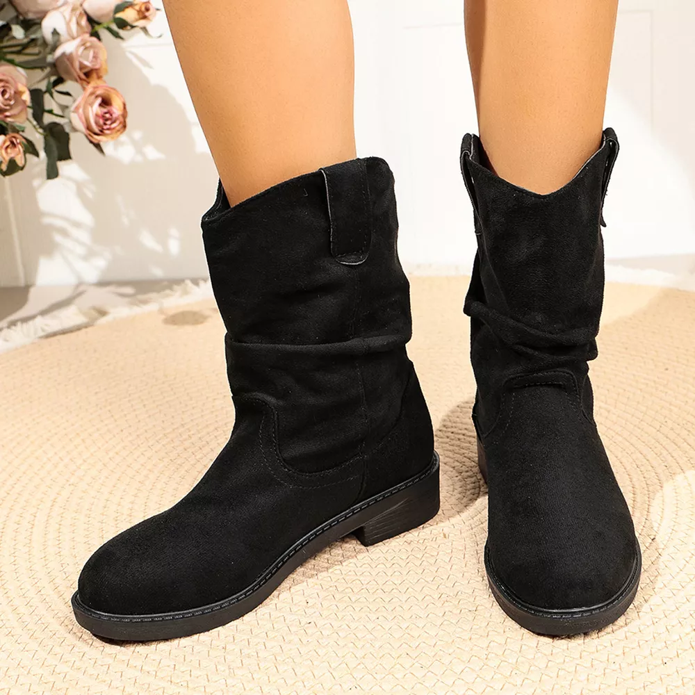 Round Toe Slouchy Boots, image 11