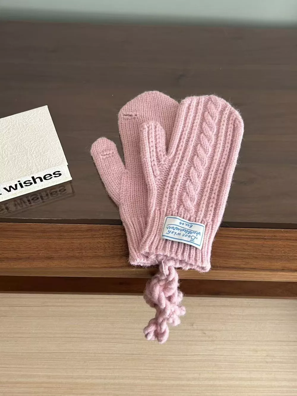 Cable Knit Warm Gloves, image 19
